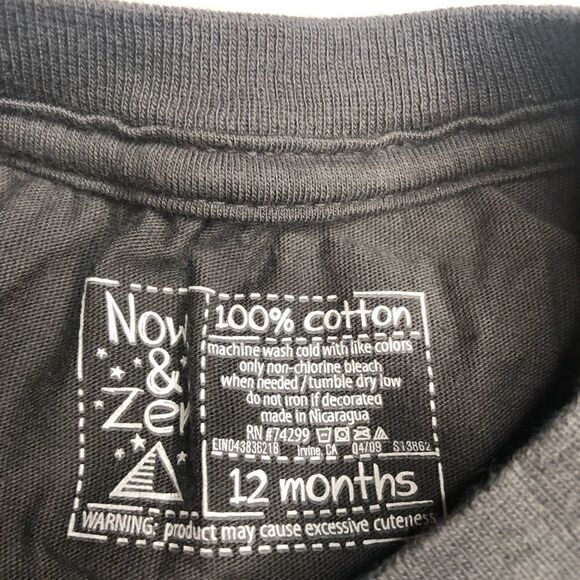 3/$15 or 5/$20 Now + Zen size 12 months dark gray “Handsome Irish Boy” tee - Picture 4 of 5